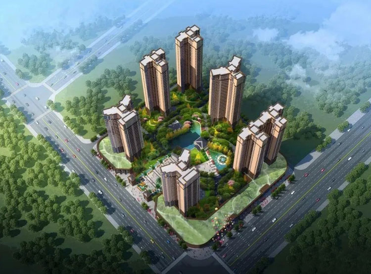 衡阳县飞翔华府怎么样?项目位于衡阳县西渡镇315省道与清江北路交汇处，项目占地面积54亩，建筑面积约15万方，由1栋会所和7栋31层电梯房组成的简欧式风情小区。