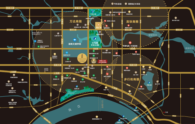 常德白马湖壹号值得买吗?项目总占地约3万方，总建面约18万方，由9栋高层及小高层住宅组成，紧邻万达商圈，近享白马湖公园、丁玲公园、屈原公园三座城市级市政公园，与湖南文理学院一墙之隔。