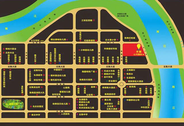 衡南山河国际房子好不好?项目占地面积40亩，实际总建筑面积11万平方，容积率3.3 ，绿化率35%，衡南山河国际分二期开发，一期2、3、5、6栋，目前衡南县山河国际二期1栋和4栋。