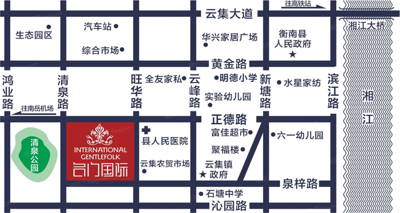衡南名门国际二期房子怎么样?项目总占地约200亩，建筑面积约50万㎡，毗邻衡南具汽车站、南岳机场、西邻清泉公园，楼盘位于衡南县云集正德路与旺华路交汇处。