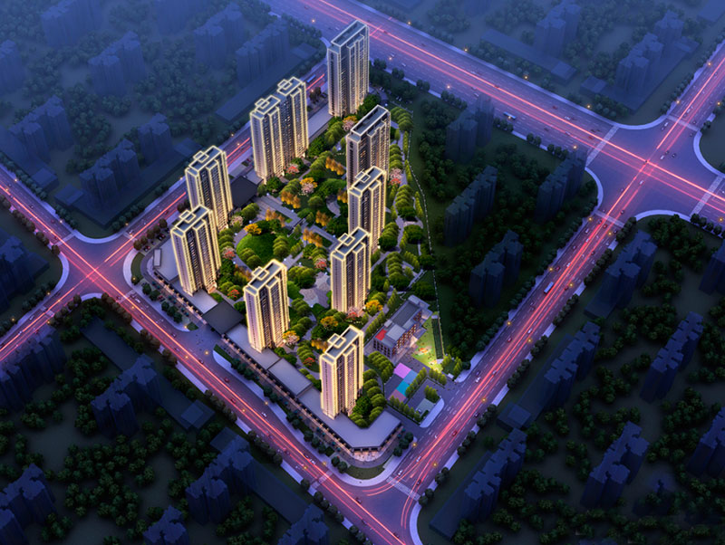 常德美韵馨城位于常德武陵区常东路与碑吉边路交汇处，项目总占地面积约60亩，实际总建筑面积约14万平方米，其中地下室面积约3万平方米，地上建筑面积约11万平方米，包含7栋26层住宅、2栋23层住宅以及1栋幼儿园。