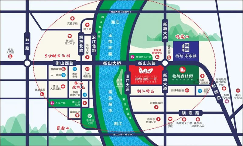 衡山物格未来城房子怎么样?项目总占地面积17735.75㎡，实际建筑面积101574.06㎡，容积率5.1 ，绿化率30.06%，小区楼栋总数4栋，由开发商衡阳市物格置业有限公司倾力打造。