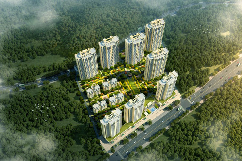 衡东县弘谷山语城位于衡东文冲小学（三小）东行300米，占地面积约66亩，建筑面积：165108.68㎡，由12栋电梯高层、电梯洋房组成，开发商：湖南省弘谷置业有限公司