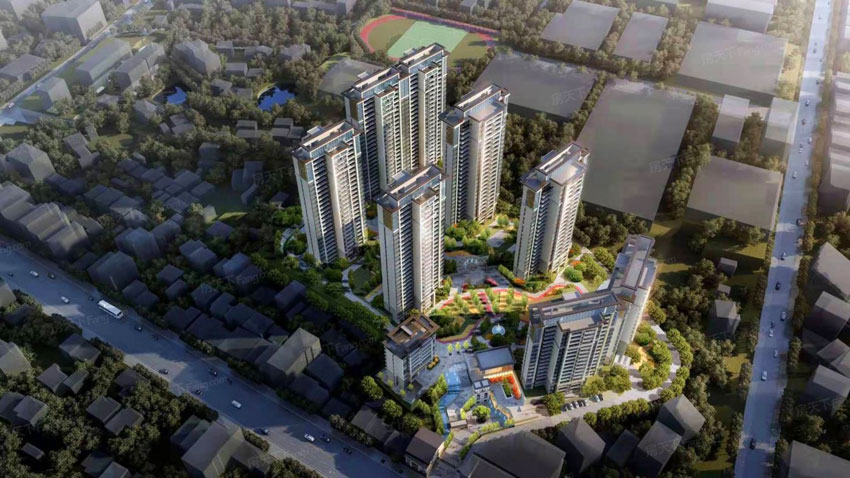 衡东锦绣和府位于衡东县洣水镇衡岳北路695号，项目总占地面积约3.2万方，实际建筑面积约10万㎡，容积率2.6，绿化率35%，小区楼栋总数为7栋，由开发商湖南中隆房地产开发有限公司倾力打造。