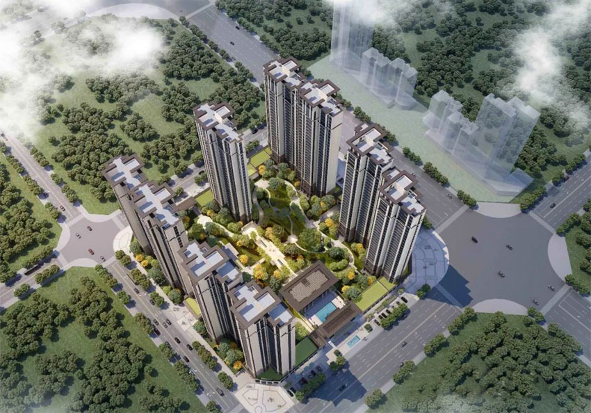 ​衡东县明德府位于衡东县河西新区衡东大道与学府路交汇处，项目总占地面积31856㎡，实际建筑面积141001.42㎡，容积率3.6 ，绿化率35%，由开发商湖南凯樽房地产开发有限公司倾力打造。