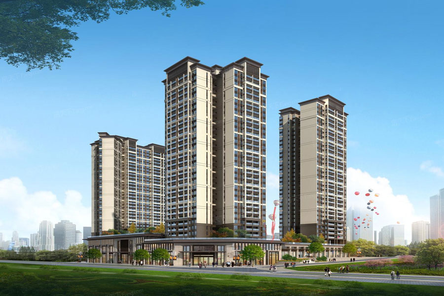 耒阳市九曲河位于耒阳市沿江路与耒阳新大桥交汇处，项目占地面积约20亩，规划总户数505户，项目由3栋楼32层的高层电梯房和1~3层商业街及2层地下室组成。