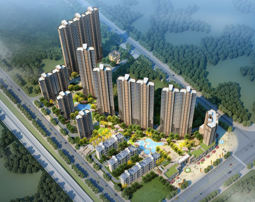 耒阳印象春天位于耒阳市城西中路与白沙路交汇处，项目总占地面积120亩，实际的建筑面积约20万㎡，容积率2.0，绿化率38%，小区规划总户数858户，车位数911个。