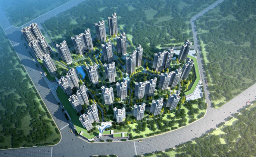 耒阳合兴新城位于耒阳市德泰隆路与迎宾路交汇处，实际的建筑面积634859.4平米，项目总占地面积298.4亩，采用分期开发模式，开发商：耒阳市合兴建业房地产开发有限公司。