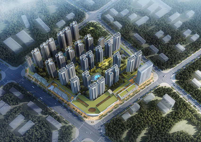 耒阳合兴中心城位于耒阳107国道与新城一路交汇处，集合体验式购物中心、休闲生活广场、精品酒店、SOHO公寓、绿色居所等复合业态，打造约62万方城市综合体。