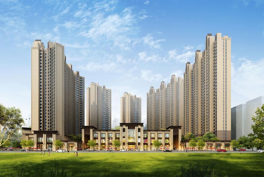 耒阳金域水岸位于耒阳市群英南路与沿江路交汇处，项目总规划用地约60亩，总建筑面积约17万㎡，小区规划住宅总户数1038户，地上地下停车位共有1300多个，项目规划绿地率达40%以上。