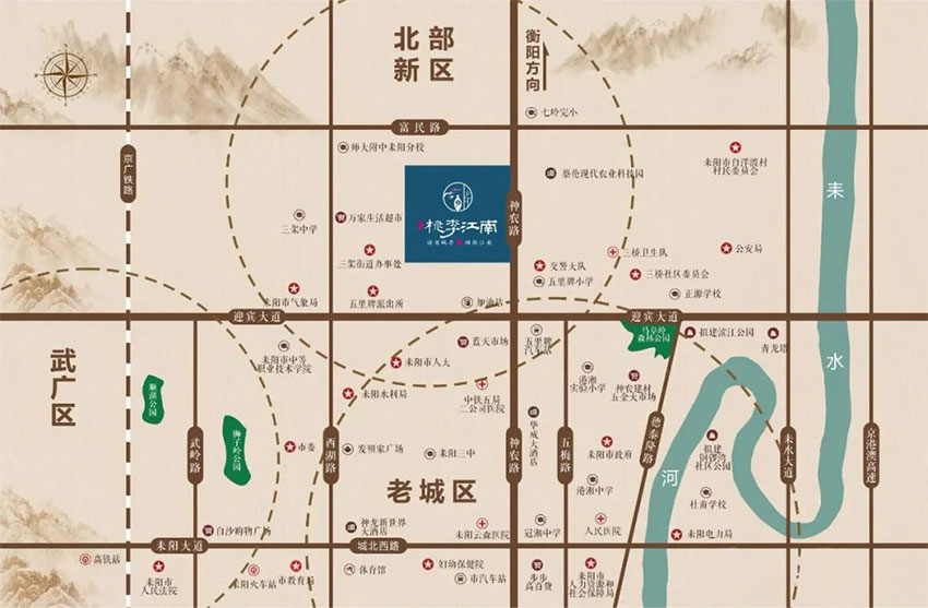 耒阳桃李江南怎么样?项目总占地约276亩，实际建筑面积约55万㎡，项目由纯中式合院、电梯高层、3万方苏式园林组成。容积率2.69，绿化率30%，小区规划住宅总户数3810户。