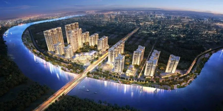 常宁万象城二期房子怎么样?项目位于北门湖行政板块与西门生活板块交汇处，周边配套完善，常宁一中、湘南实验中学、宜水小学等环伺，6.8公里沿河风光带蜿蜒而绕。