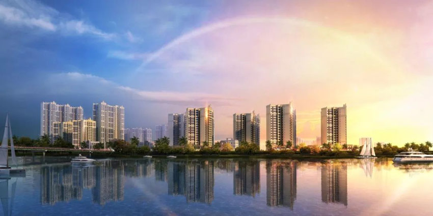 常宁万象城二期房子怎么样?项目位于北门湖行政板块与西门生活板块交汇处，周边配套完善，常宁一中、湘南实验中学、宜水小学等环伺，6.8公里沿河风光带蜿蜒而绕。