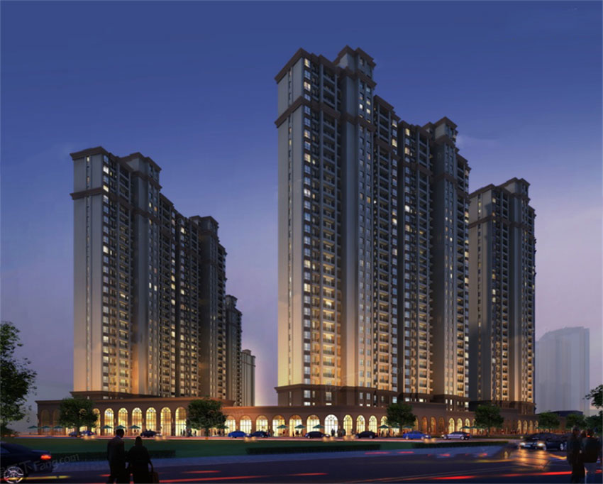 常宁市玉虹豪庭国际城位于西二环与泉峰西路交汇处，小区总占地面积269亩，由近50万平方米宽景电梯洋房、多层洋房、大型会所、以及近10万平方米的临街商铺及商业综合体组成。