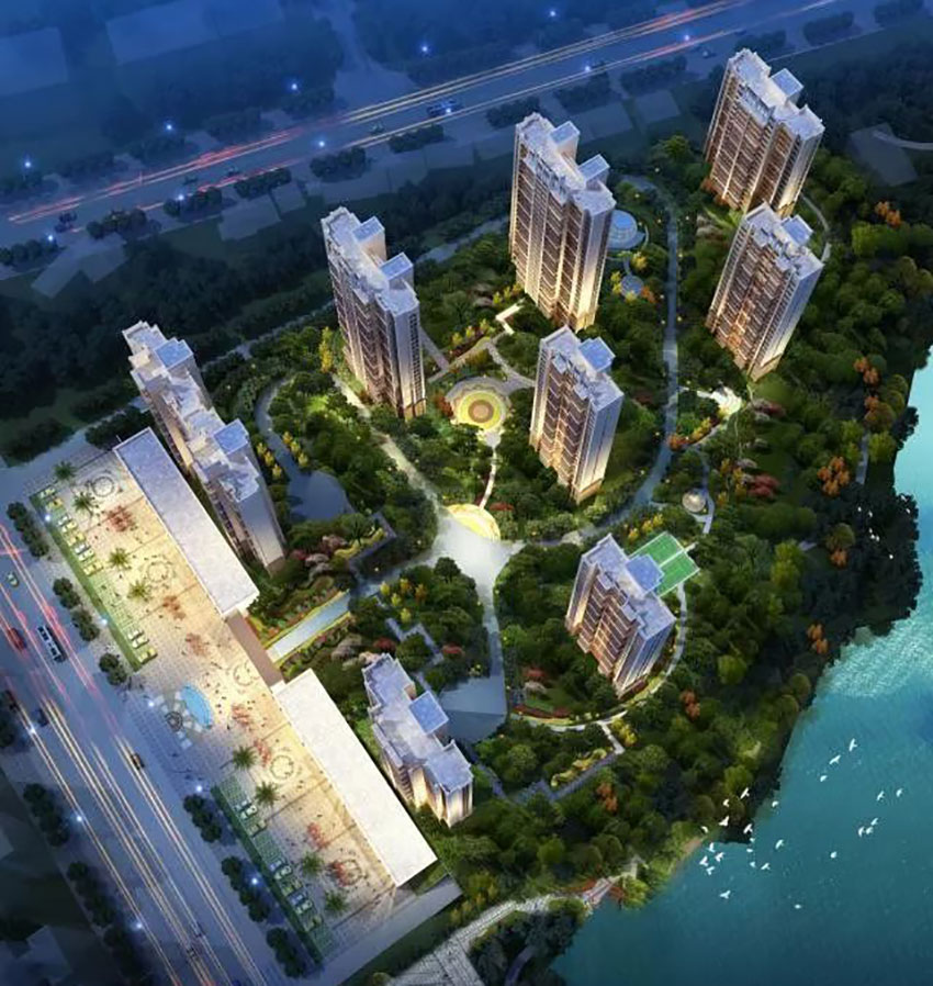 常宁北湖大第怎么样?项目总占地面积33991㎡，实际建筑面积114157.3㎡，容积率3.0，小区规划楼栋总数8栋，规划住宅总户数664户，停车位684个。