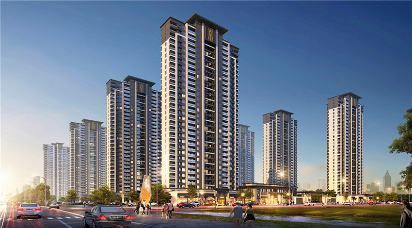 常宁樾府位于常宁市南一环（砚池山公园对面）,项目总占地面积61612㎡,实际建筑面积205204.92㎡,绿化率36.7%,由开发商常宁市城投集团 & 香港铜锣湾地产倾力打造。