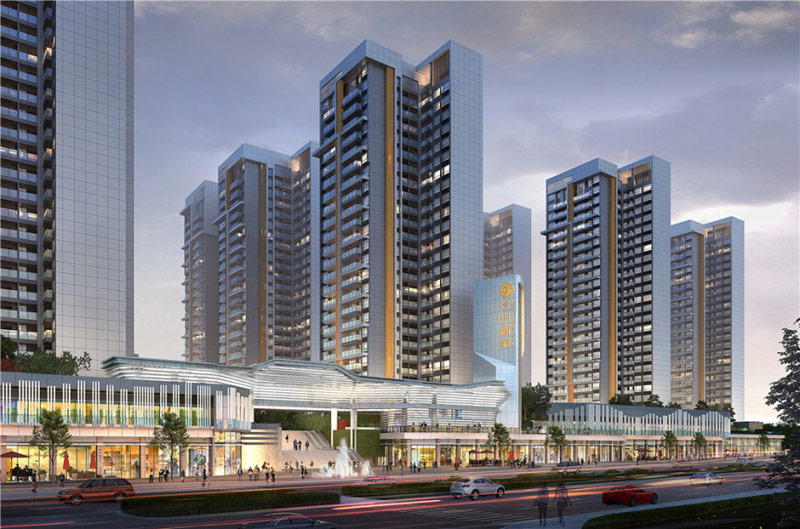 常宁合兴新城位于常宁市常宁大道潭水河南岸，项目总占地面积约350亩，实际建筑面积约60万方，规划建设成集居住、风情商业街、滨河风光带等多元业态为一体的大城。