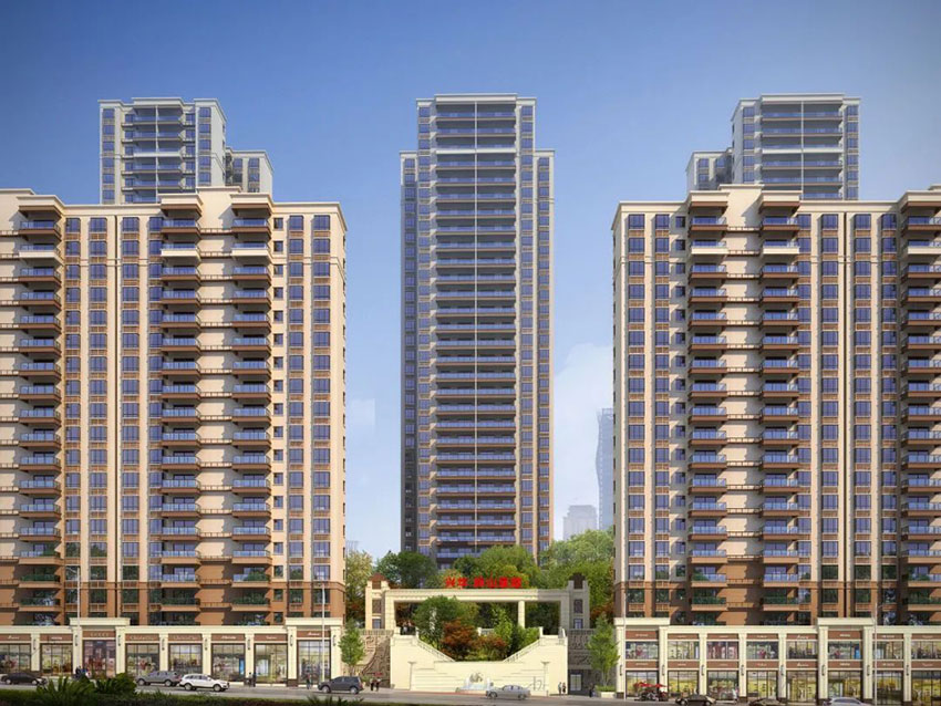 常宁畔山豪庭位于常宁市莲花新区卓立学校东（金桥路与青年路交汇处），项目总占地面积27686.90㎡，实际建筑面积81695.53㎡，停车位450个，小区规划住宅总户数556户。