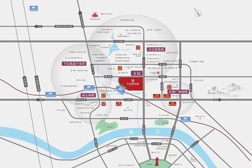 株洲市亿都九里云珑位于云龙示范区云龙大道与藏龙路交汇处,咨询电话4000-736-088转2905,建筑面积14.7万㎡,有关株洲亿都九里云珑楼盘房价,位置,户型图及相关评价等详情尽在好房汇