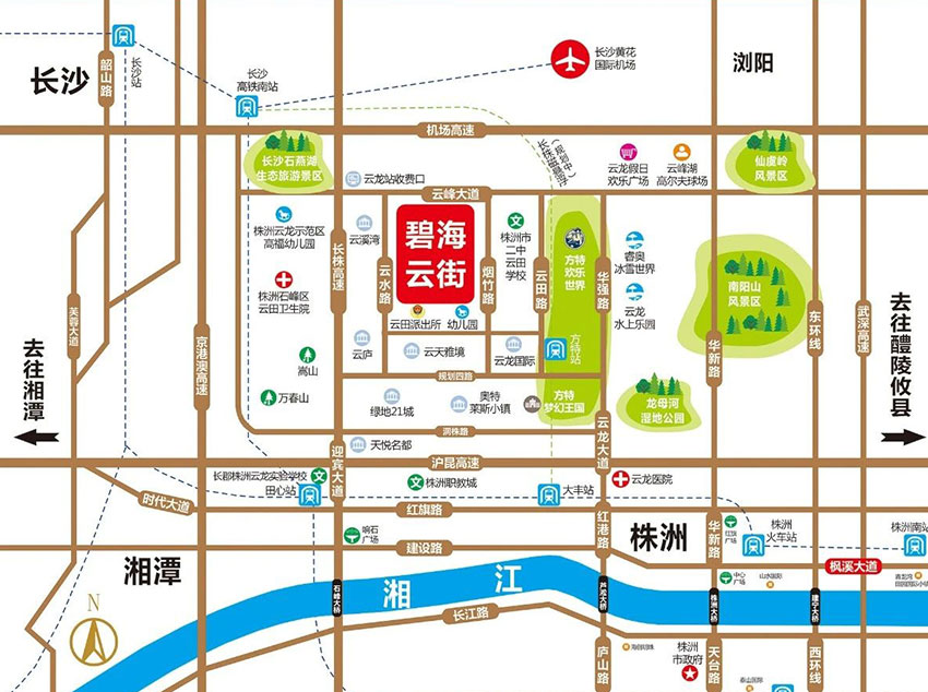 株洲市碧海云街位于云龙示范区云峰大道与云水路交汇处,咨询电话4000-736-088转2921,占地面积约3.4万㎡,有关株洲碧海云街楼盘房价,位置,户型图及相关评价等详情尽在好房汇