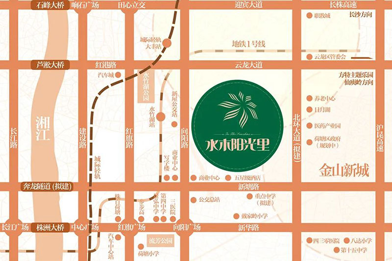 株洲水木阳光里位于向阳北路与升龙路交汇处,咨询电话4000-736-088转2012,总占地约297亩,有关株洲水木阳光里楼盘房价,位置,户型图及相关评价等详情尽在好房汇