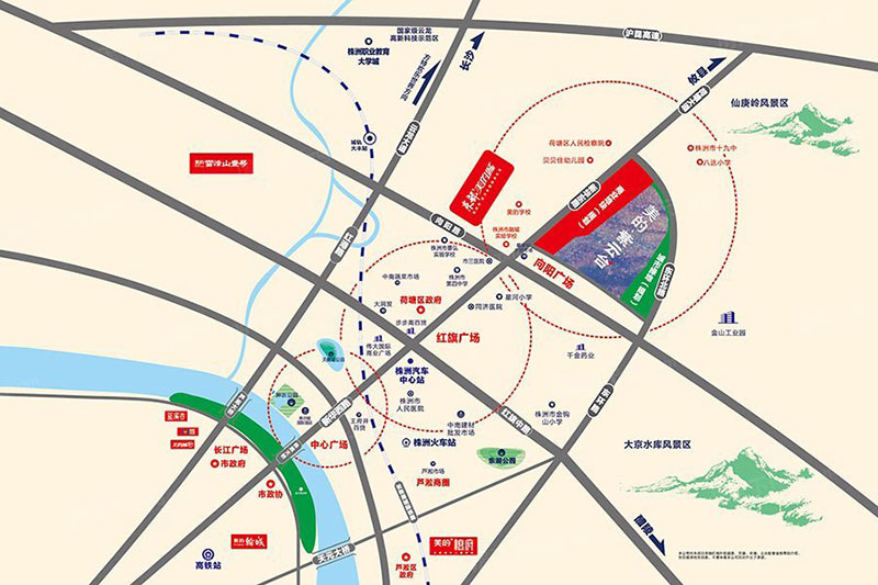 株洲美的紫云台位于荷塘区新华东路与东环北路交汇处,咨询电话4000-736-088转2018,项目总建筑面积18万方,有关株洲紫云台楼盘房价,位置,户型图及相关评价等详情尽在好房汇