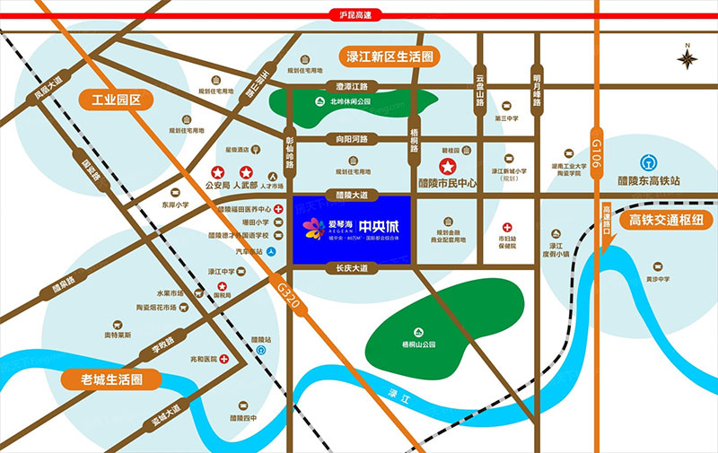 醴陵市爱琴海中央城位于醴陵醴陵大道与梧桐路交汇处,咨询电话4000-736-088转2418,建筑面积约80万㎡,有关醴陵爱琴海中央城楼盘房价,位置,户型图及相关评价等详情尽在好房汇