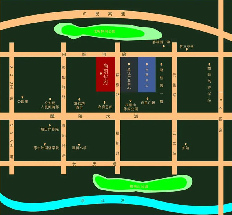 醴陵市尚阳华府位于醴陵醴陵大道渌江产业中心西侧,咨询电话4000-736-088,建筑面积4万㎡,有关醴陵尚阳华府楼盘房价,位置,户型图及相关评价等详情尽在好房汇