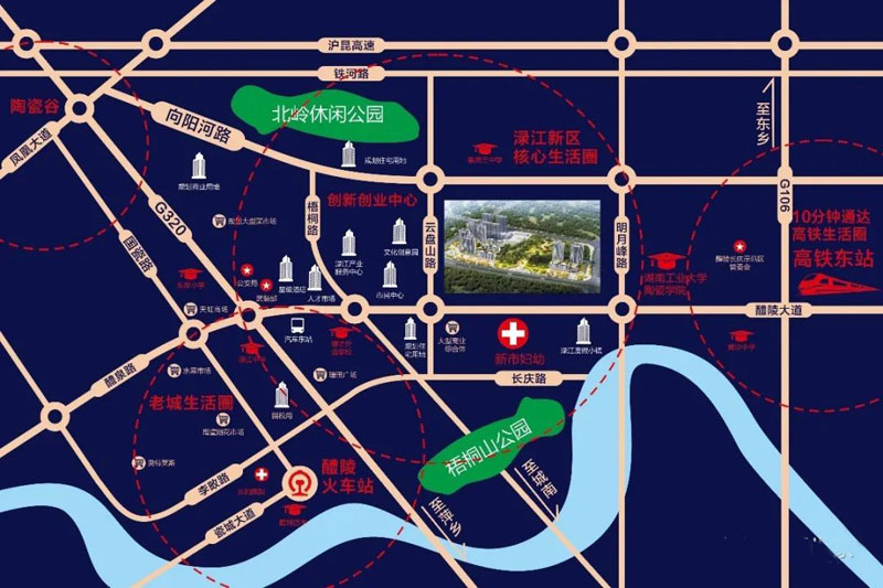 醴陵公园世家位于醴陵市醴陵大道与云盘山路交汇处,咨询电话4000-736-088转2429,有关醴陵公园世家房价,位置,户型图及相关评价等详情尽在好房汇