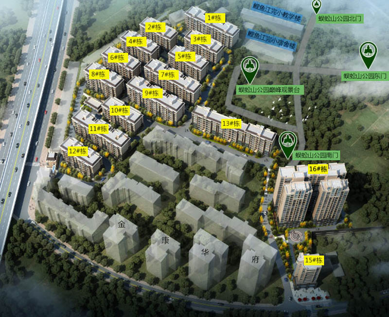 资兴鑫龙华城怎么样？项目总建筑面积8.8万㎡，总占地面积100亩，绿化率40%，小区规划住宅574户，停车位476个；目前主推105㎡~125㎡南北通透的江景畔山豪宅。