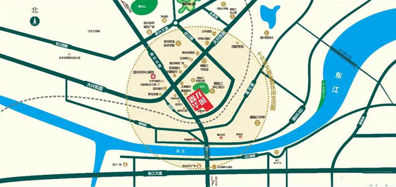 资兴鑫龙华城怎么样？项目总建筑面积8.8万㎡，总占地面积100亩，绿化率40%，小区规划住宅574户，停车位476个；目前主推105㎡~125㎡南北通透的江景畔山豪宅。