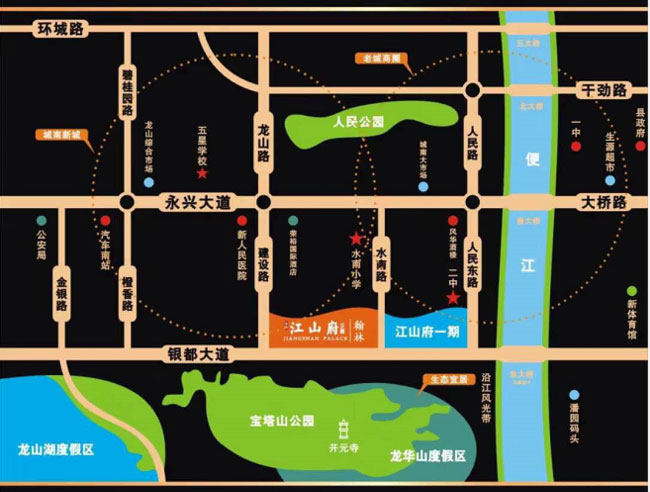 永兴江山府二期翰林值得买吗？项目规划总用地面积26965㎡，总建筑面积99238㎡，小区规划住宅610户，由六栋33层的高层组成。周边配有县二中、龙山路小学、碧水小学及幼儿园、水南小学、小红星幼儿园。