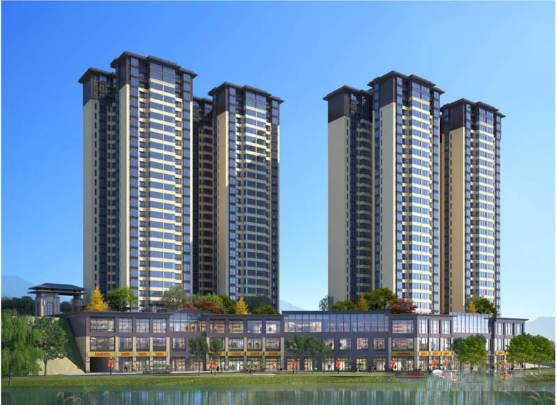 宜章芙蓉义府怎么样？项目总占地约11万㎡，总建筑面积76448.63㎡，容积率4.99，绿化率35%，整个小区由2栋24-25层高层住宅和商业建筑组成，楼盘西临是玉溪镇政府、宜章一中西校区；北邻龟山郊野公园、宜章十中。