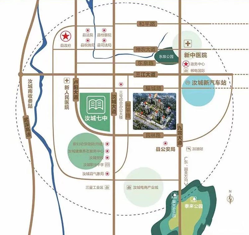 汝城东江华府三期锦锈怎么样？项目占地约48亩，计容建筑面积约8.8万㎡，容积率仅为2.8。由1栋洋房及6栋小高层组成，目前1栋、2栋、3栋、5栋已全部建设完成属实景现房；6#已建至11层，预计年内封顶；