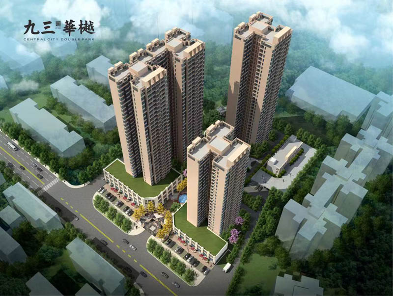 耒阳九三华樾项目总占地15874.2平米，实际建面约76026平米，总体规划3栋住宅，总住宅469户；地上停车位52个，地下468个；楼盘坐落在耒阳市神龙中路康鸿花园对面。