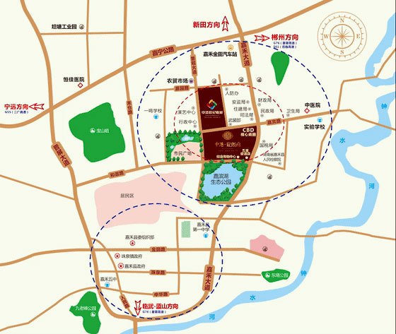 嘉禾中港瓏熙府住宅二期怎么样？项目总占地103385平米，小区规划 2700户，配套有2000多个地下停车位；楼盘坐落在嘉禾县嘉禾大道与和谐路交汇处(嘉禾县汽车站前行600米) 。