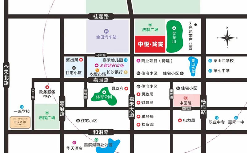 嘉禾中悦玲珑楼盘怎么样？小区规划住宅281户，停车位157个，项目于2021年8月14日开盘以来，主推建面约77-143平米两室三室户型，楼盘坐落在嘉禾县嘉禾大道与马鞍路交汇处。