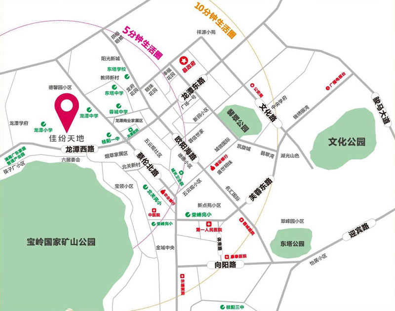 桂阳佳纷天地楼盘怎么样？项目总占地27000平方米，实际建面约120000平方米，小区规划住宅有616户，停车位680个；该楼盘周边配有桂阳一中、龙潭中学、东塔中学以及龙潭小学。