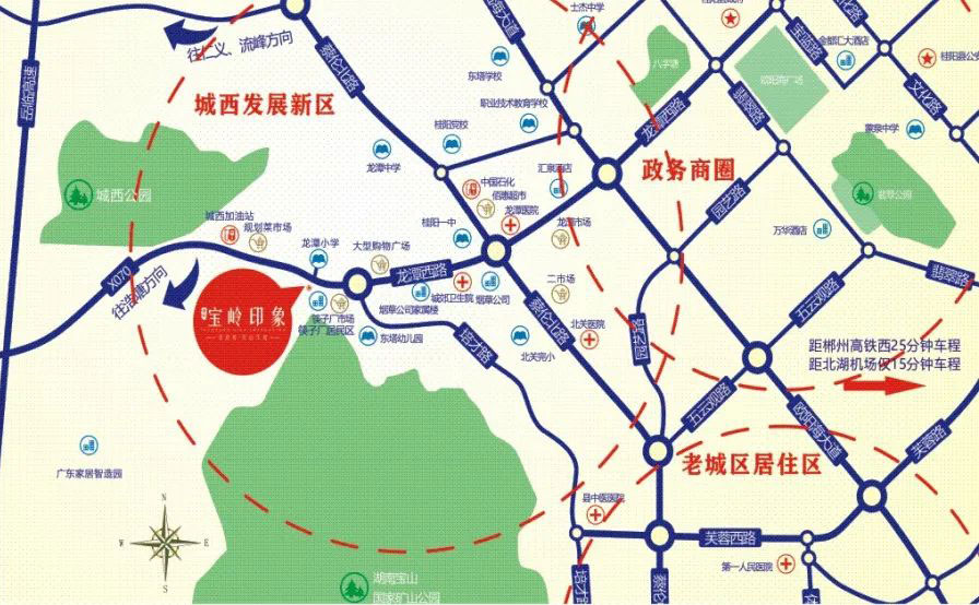 桂阳景虹宝岭印象值得买吗？宝岭印象项目占地11.5亩，总建筑面积约2万平方，容积率仅为1.99，绿化率高达30%。项目为纯住宅住区，由1栋7层、2栋8层高品质电梯花园洋房组成，共计114套住房，