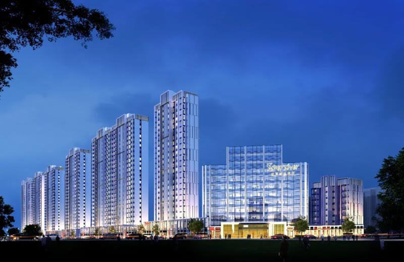 郴州兴康城东央值得买吗？项目占地3万5千多方，总建面积16万方，由9栋住宅、1栋酒店、2栋公寓及全业态区域型的商业街区组合而成；周边配有人民医院东院、市中医院、金海学校、湘南中学。