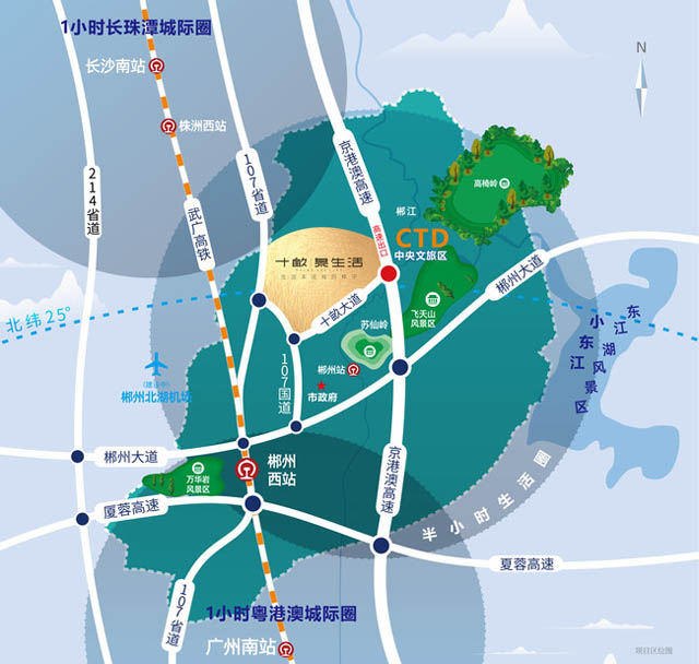 郴州十畝泉生活房子值得买吗？项目总占地约8000亩，建面约约188万㎡，小区规划住宅1944套，公寓412套，一期停车位863个；周边配有郴州市第四人民医院、华湘学校、许家洞学校。