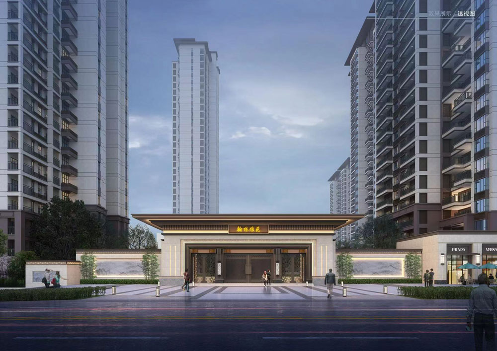 在湘阴新世纪大道，湘阴城东学校北校门对面，有一处备受瞩目的居住项目 &mdash;&mdash; 湘阴翰林雅苑。它由湘阴银涛房地产开发有限公司精心打造。项目规模颇为可观，占地面积约 91 亩，建筑面积达 20 万平方左右。