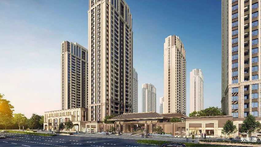 它的规划设计独具匠心，容积率为 3.149，建筑密度仅 23.22%，却拥有 37.32% 的绿化率，为居民营造出舒适宜人的居住环境。