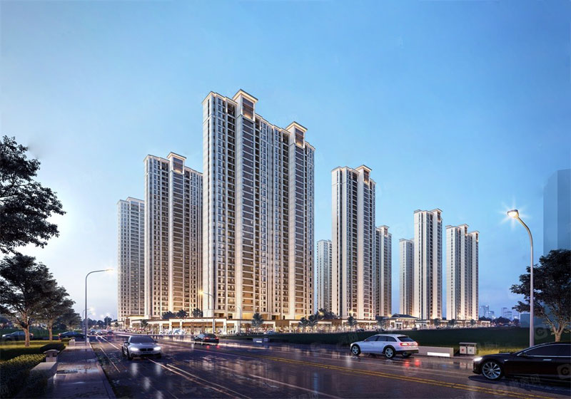 郴州鑫汇正和圆项目占地规模约 126 亩，建筑面积达约 37 万方，规模宏大。项目容积率为 3.5，绿化率 30%，在居住空间与绿化环境间寻得平衡，既保证了居住的集中度，又为业主营造出绿意相伴的生活氛围。