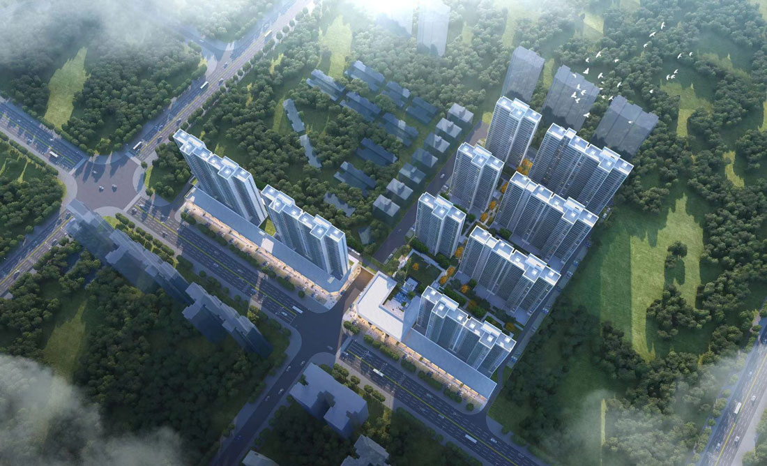 耒阳中心城尚府占地72 亩，约 17 万方的总建筑面积，规模颇为可观。35% 的绿化率，营造出清新宜人的居住环境；3.0 的容积率，实现空间合理布局。小区规划总户数 1090 户，