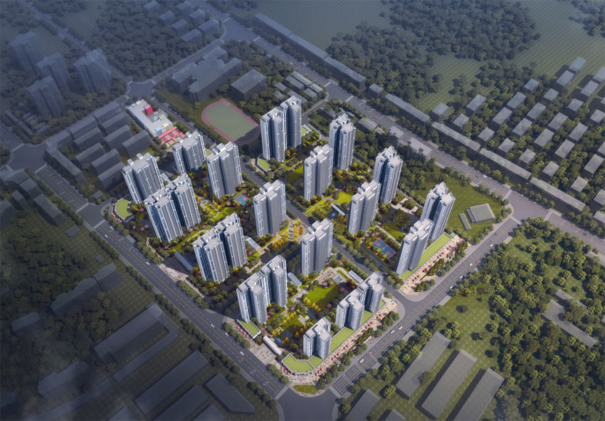 临武县江山丽景位于临武县香花路和隆武路交汇处（中欣逸品对面），占地面积约150亩，由郴州赣新房地产置业有限责任公司开发建设。项目自建品牌幼儿园,紧邻临武第八完全小学。