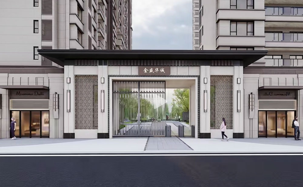 衡山县金盛华城位于衡山县城龙泉路与人民西路交汇处，由湖南金盛嘉置业开发有限公司开发建设。项目总占地200余亩，总建筑面积达36万㎡，由别墅、多层、小高层多个住宅组团组成。