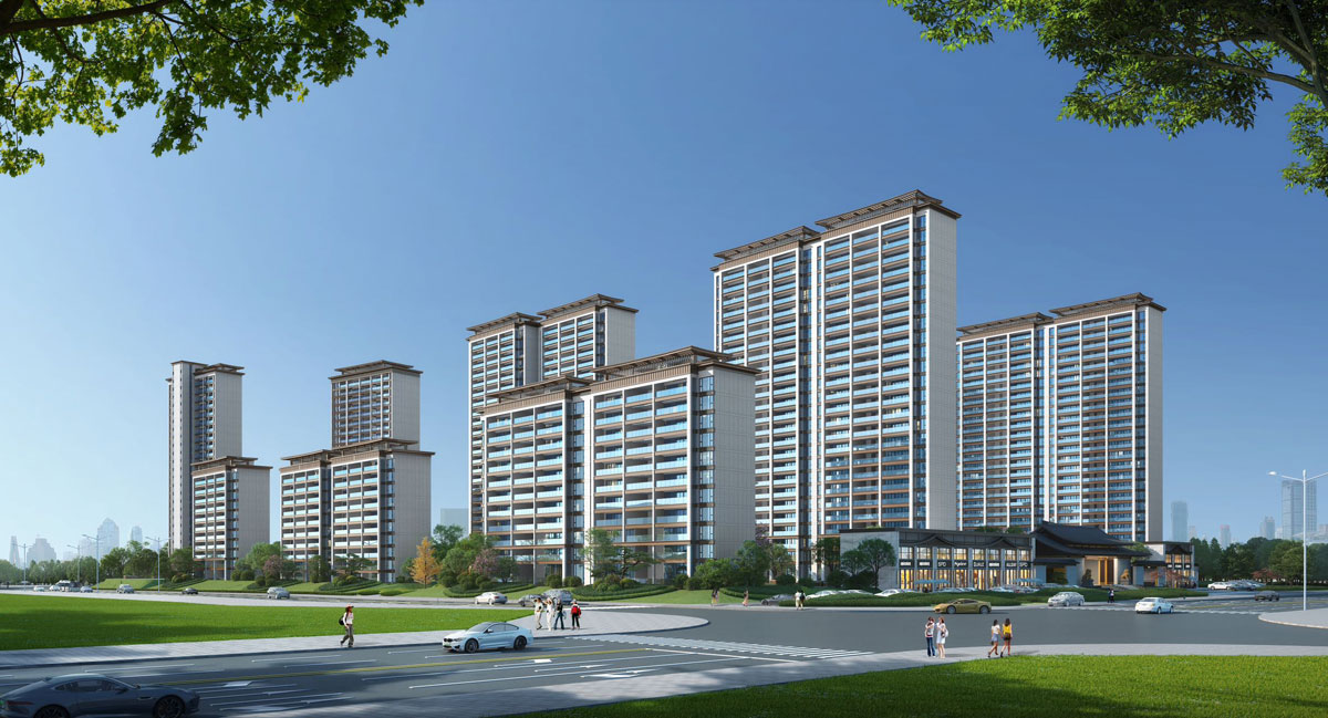 衡阳拓兴・臻玺湾楼盘坐落于衡阳市华新蒸水南路与芙蓉路交汇处（华新汽车站对面），项目占地面积 39741㎡，建筑面积 127728㎡，由衡阳拓居房地产开发有限公司开发建设。