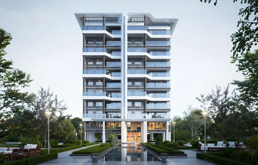 观山&middot;南湖院位于岳阳湖滨大道与龙山路交汇处，作为新规第四代复式作品，项目总占地面积约3.03万方，总建筑面积约9.15万方，容积率1.96，绿地率27.1%。项目规划总户数251户，